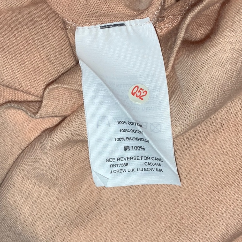 624 10/$50🏄🏻‍♀️ J. Crew Pink Cotton Turtleneck Shirt - Picture 10 of 15